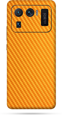 OggyBaba xiaomi mi 11 ultra 11, mi ultra, mi 11 ultra, mi11 ultra Mobile Skin(Golden Carbon Fibre Skin Matte Finish)