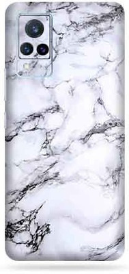 BUGGU Vivo V21 5g, vivo v21 5g, vivo v 21 Mobile Skin(Ultra Super Milky White Marble Skin With High Matte Finish., Mobile Skin (Back+Side+Camera))