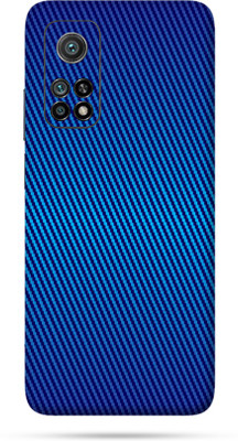 OggyBaba xiaomi 10T, Mi 10T, Mi 10 t, redmi 10 i Mobile Skin(Royal Blue Carbon Fibre Skin Matte Finish)