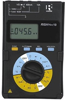 RISHABH RISH MAX 10 Digital Multimeter(Black 4000 Counts)