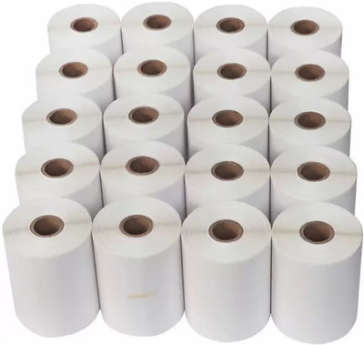 ROYAL STIC Direct thermal Labels Self Adhesive Paper Label(White)