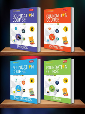 Foundation Course For JEE/NEET/NSO/Olympiad - Class 10 - Phy/Chem/Math/Bio (Set Of 4 Books)(New Edition)(Paperback, MTG Editorial Board)