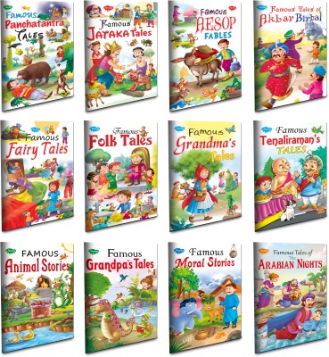 Children Story Books All In One Combo | Set Of 12 Story Books For Kids -English Moral Story Collection World Greatest Story Books(Paperback, Manoj)