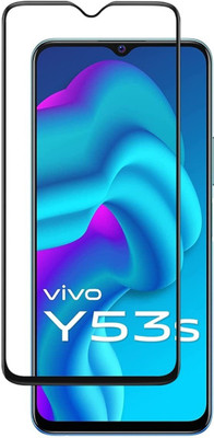 ASVALBUY Edge To Edge Tempered Glass for Vivo Y53s(Pack of 1)