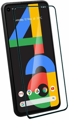 RUNICHA Edge To Edge Tempered Glass for Google pixel 4a(Pack of 1)