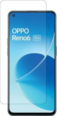 DMJHP Edge To Edge Tempered Glass for Oppo Reno 6 5G(Pack of 1)