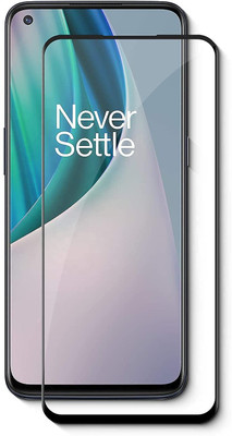 DMJHP Edge To Edge Tempered Glass for OnePlus Nord 2 5G(Pack of 1)