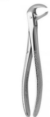 ARINEO Tooth Extraction Forcep No 73 Lower Molars Hawk's Bill (Pack Of 1) Tissue Forceps