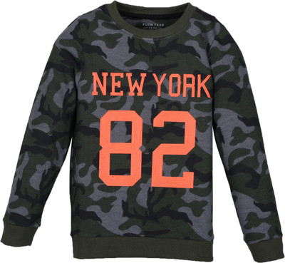 Plum Tree Full Sleeve Printed Boys Sweatshirt