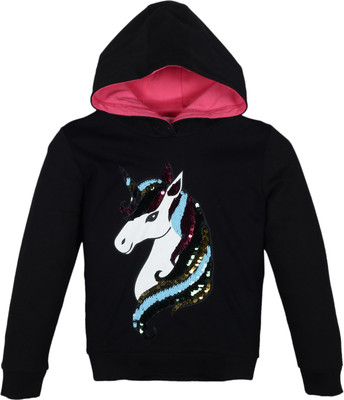 Plum Tree Full Sleeve Printed Girls Sweatshirt