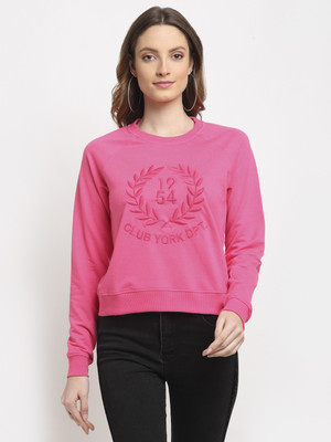 Club York Full Sleeve Printed Women Sweatshirt