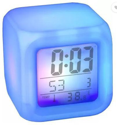 Aadarsh Enterprises Digital Blue Clock