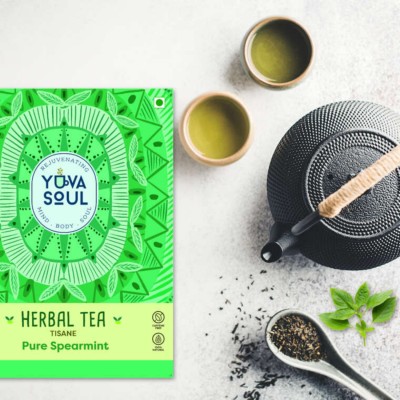 Yuva Soul Spearmint Tea Peppermint Herbal Tea Pouch(25 g)