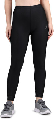 Apraa Solid Women Black Tights