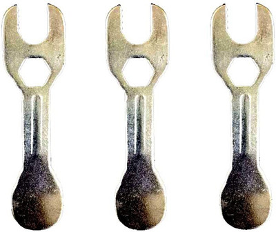 2fortheroad 30007 Bicycle Cycle Tyre Puncture Repair Remover Lever Tool Steel 3pcs per Order 2FTR-30007 Single Sided Open End Wrench(Pack of 3)