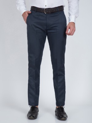 LONDON BERRY Regular Fit Men Grey Trousers