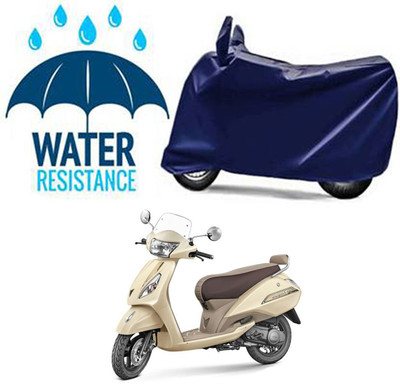 RONISH Waterproof Two Wheeler Cover for TVS(Jupiter, Blue)