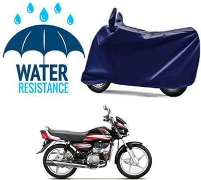 MMSSTAR Waterproof Two Wheeler Cover for Hero(HF Deluxe, Blue)