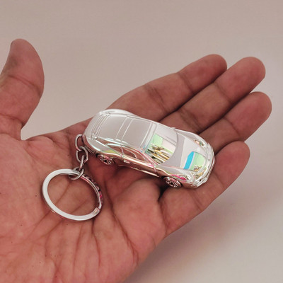 play run mini car shape windproof Electronic USB Rechargeable Lighter CSSL/0004 Cigarette Lighter(Silver)