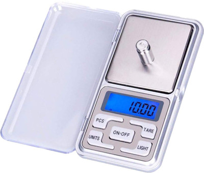 Qozent Digital Weighing Scale- Mini Pocket Weight Scale Jewellery , Gold , Silver, Platinum Weighing Mini Machine with Auto Calibration, Tare Full Capacity, Operational Temp 10-30 Degree (200/0.01 Gm) J/60/UQ Jewellery Weighing Scale(Silver)