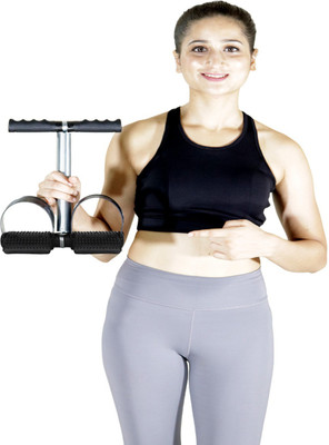 HACKERX Single Spring Tummy Trimmer Waist Trimmer Ab Exerciser Ab Exerciser(Black)