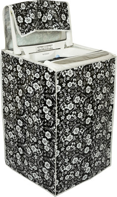 Shreepad Top Loading Washing Machine  Cover(Width: 54 cm, Black)