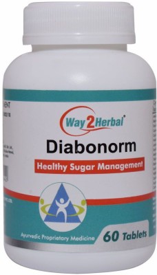 Way2Herbal DIABONORM - 60 Tablets Pack of 2(Pack of 2)