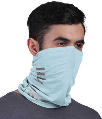 FREECULTR Unisex Printed Bamboo Bandana Anti Microbial Multipurpose Headband Cloth Face Mask for Dust and Sun Protection (Pack of 1) Men Printed Bandana