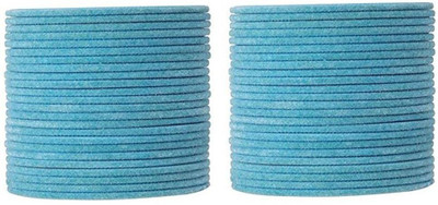 T4 JEWELS Metal, Fabric Bangle Set(Pack of 48)