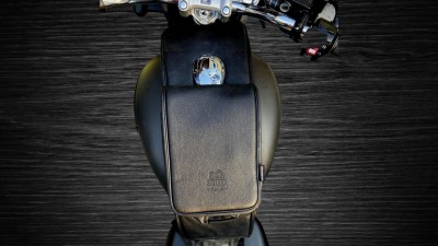 Sahara Seats Black Fuel Tank Cover for Honda Highness CB 350 and CB 350 RS Strap Honda CB Bike Tank Cover