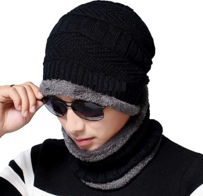 GORIYA Self Design Skull Cap Cap