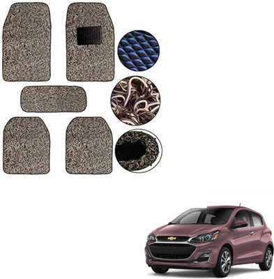 SEMAPHORE PVC, Rubber Standard Mat For  Chevrolet Spark(Beige, Brown)