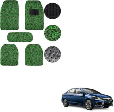 SEMAPHORE PVC, Rubber Standard Mat For  Maruti Ciaz(Green, Black)