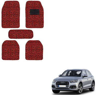 SEMAPHORE PVC, Rubber Standard Mat For  Audi Q5(Red, Black)