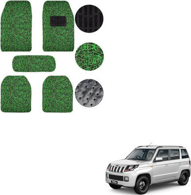 SEMAPHORE PVC, Rubber Standard Mat For  Mahindra TUV-300(Green, Black)