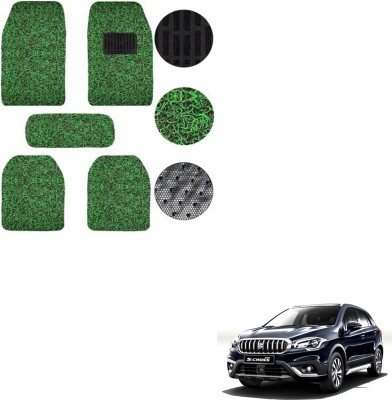 SEMAPHORE PVC, Rubber Standard Mat For  Maruti S-Cross(Green, Black)