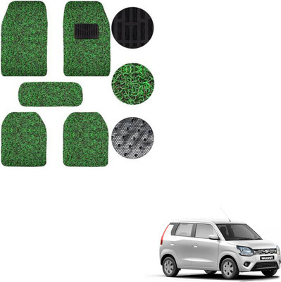 SEMAPHORE PVC, Rubber Standard Mat For  Maruti WagonR(Green, Black)