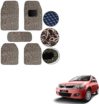 SEMAPHORE PVC, Rubber Standard Mat For  Mahindra Verito(Beige, Brown)