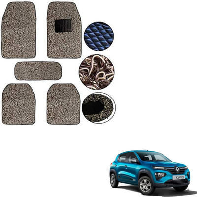 SEMAPHORE PVC, Rubber Standard Mat For  Renault Kwid(Beige, Brown)