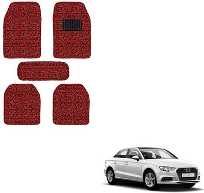 SEMAPHORE PVC, Rubber Standard Mat For  Audi A3(Red, Black)