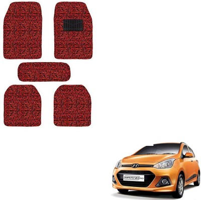 SEMAPHORE PVC, Rubber Standard Mat For  Hyundai Grand i10(Red, Black)