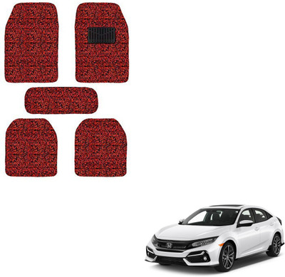 SEMAPHORE Sponge Standard Mat For  Honda Civic(Red, Black)