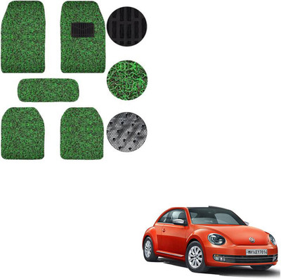 SEMAPHORE PVC, Rubber Standard Mat For  Volkswagen Beetle(Green, Black)