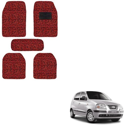 SEMAPHORE Sponge Standard Mat For  Hyundai Santro Xing(Red, Black)