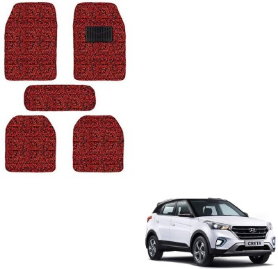 SEMAPHORE PVC, Rubber Standard Mat For  Hyundai Creta(Red, Black)