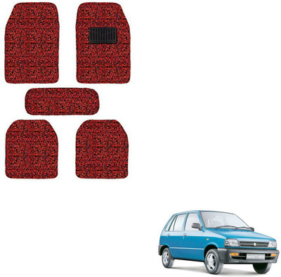 SEMAPHORE PVC, Rubber Standard Mat For  Maruti 800(Red, Black)