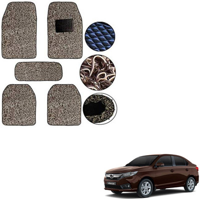 SEMAPHORE PVC, Rubber Standard Mat For  Honda Amaze(Beige, Brown)
