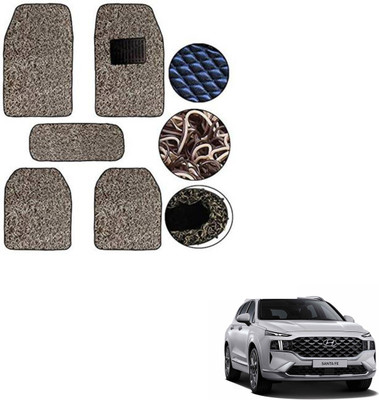 SEMAPHORE PVC, Rubber Standard Mat For  Hyundai SantaFe(Beige, Brown)