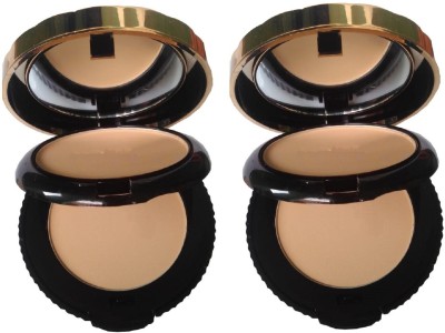 ADJD Perfect Oil Control 2 in 1 Matte Finish Compact Powder Pack Of 2 Compact(Multi Color, 40 g)