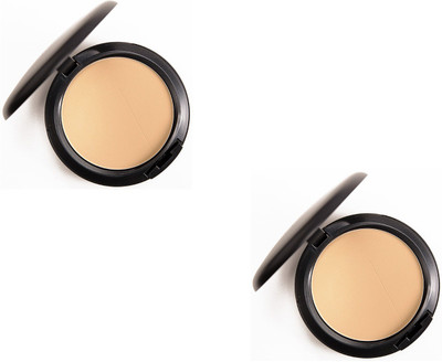 ADJD Full Coverage Oil Control Compact Pack OF 2 Compact(BEIGE, 30 g)